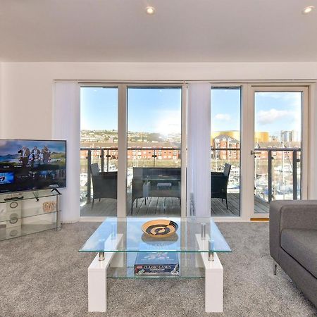 Just Stay Wales - Meridian Wharf, Marina View - 2 Bed Apartment Swansea Zewnętrze zdjęcie